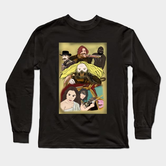 Wynonna Earp - Fury Road Express (Version 1) Long Sleeve T-Shirt by Daburninator22